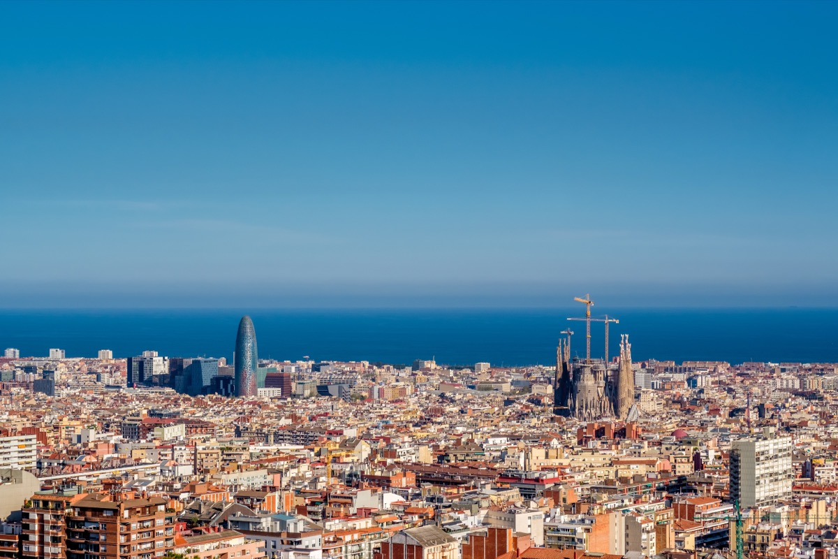 Cityscape of Barcelona, Catalonia