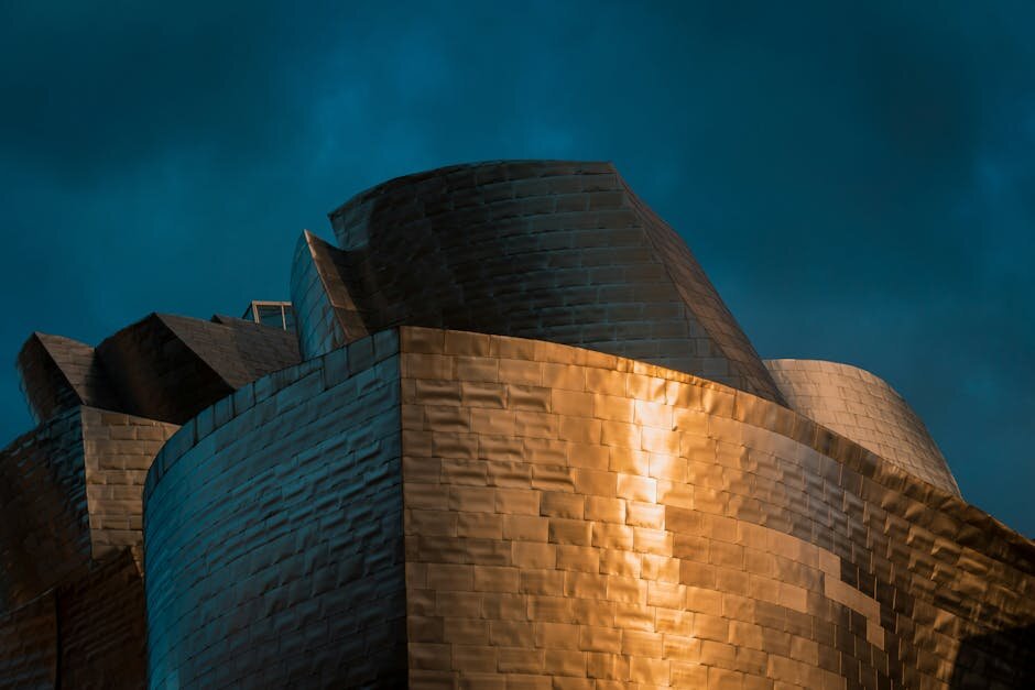 Cityscape of Bilbao, Basque Country