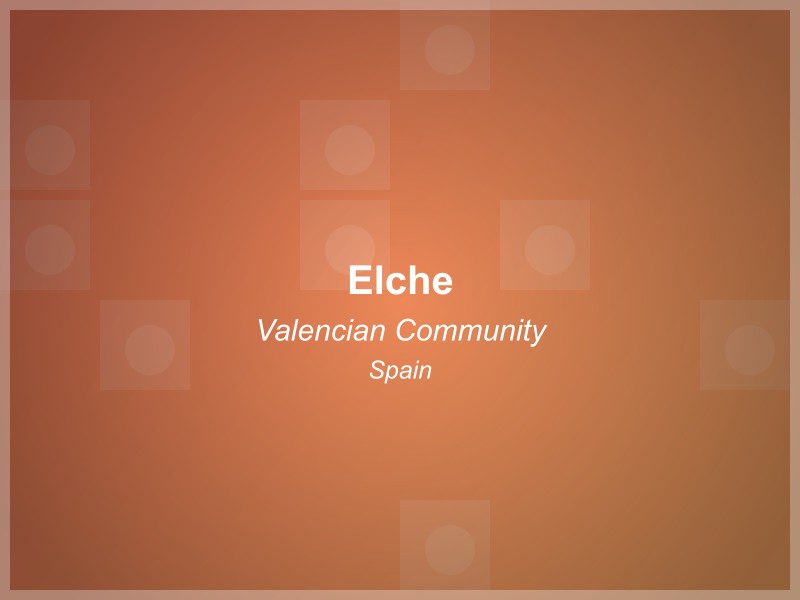 Elche cityscape in Valencian Community, Spain - showing historic architecture and local landmarks