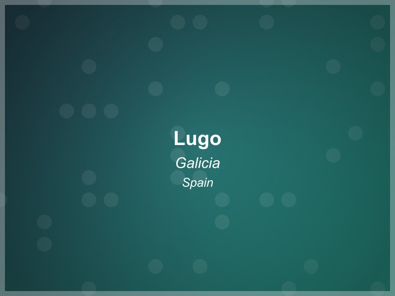 Lugo cityscape in Galicia, Spain - showing historic architecture and local landmarks