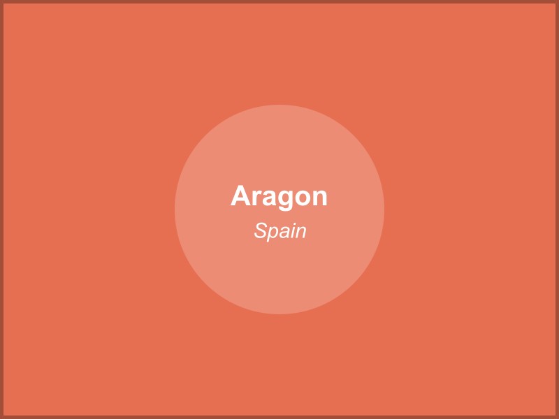Scenic view of Aragon region in Spain