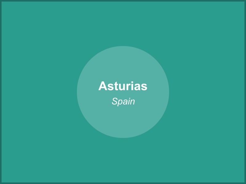 Scenic view of Asturias region in Spain