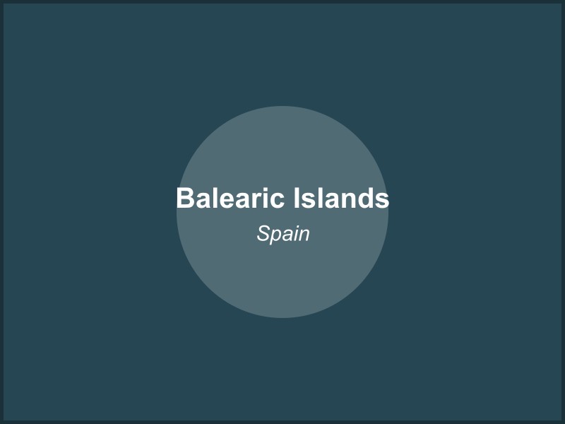 Scenic view of Balearic Islands region in Spain