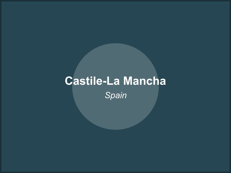 Scenic view of Castile-La Mancha region in Spain