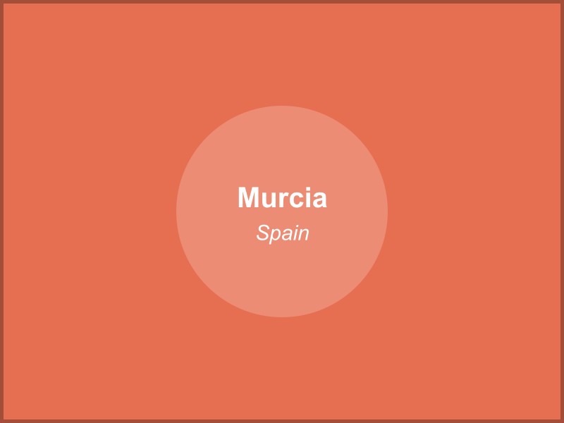 Scenic view of Region of Murcia region in Spain